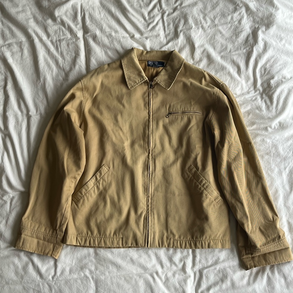 Vintage Polo by Ralph Lauren Tan Khaki Jacket - Size L